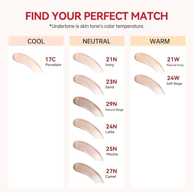 Flawless Glass Skin with Cushion Foundation - Long-lasting, (Sand, ) 18g