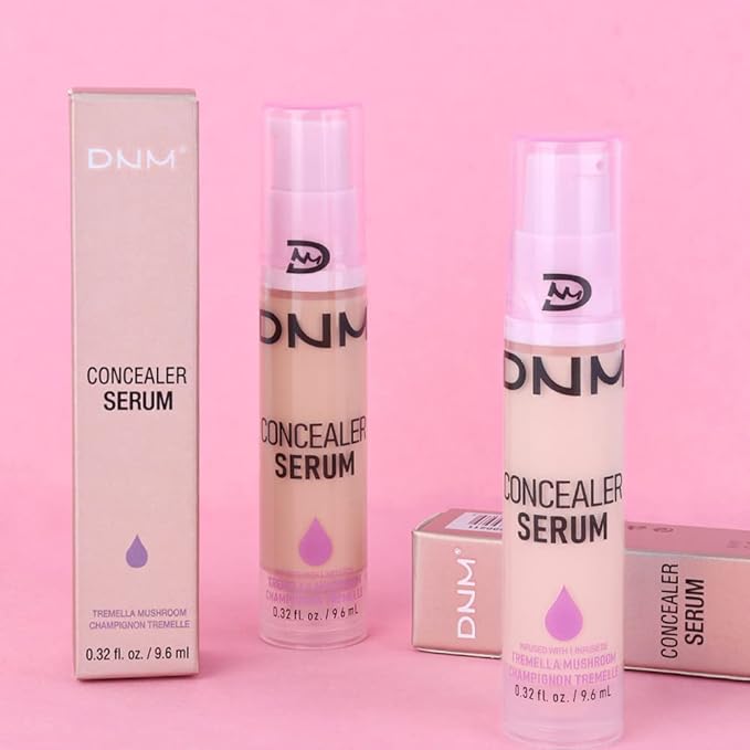 2Pcs Hydrating Liquid Concealer Serum for Women,Lightweight Warm