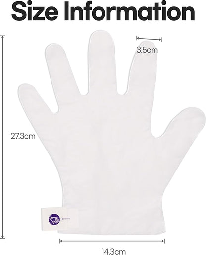 Epielle Hydrating Hand Masks, 6 Pairs of Moisturizing Gloves for Dry Hands with Shea Butter, Jojoba Oil & Vitamin E, Spa Day Treatment, Korean Skincare, Spa Gifts for Women
