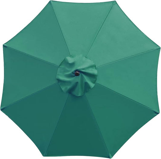 Sunnyglade 9ft Patio Umbrella Replacement Canopy Market Umbrella Top Outdoor Umbrella Canopy with 8 Ribs