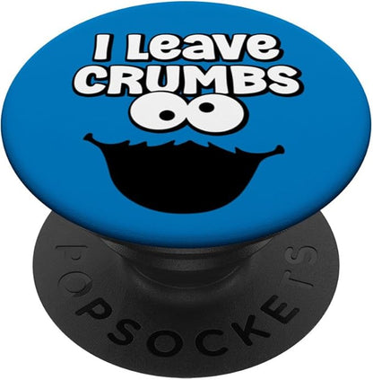 Funny I Leave Crumbs Monster Cookies Cake PopSockets Adhesive PopGrip