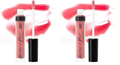 Black Radiance Beyond A Pout Lip Lacquer Lip Gloss, Heat Wave (Pack of 2)