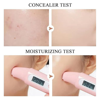 Air Cushion CC Cream Mushroom Head Foundation, Moisturizing Concealer (Nude)