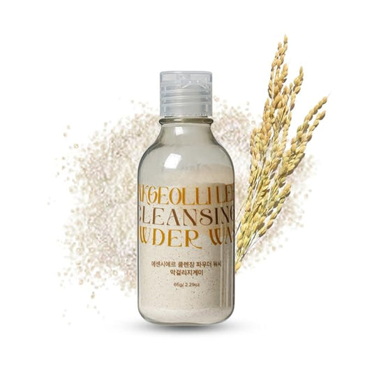 Makgeolli Lees Cleansing Powder Wash | Enzyme Face Rice Mask | Exfoliating & Glow & Moisture | 2-in-1 Function | Korean Skin Care | 65g(2.29oz)