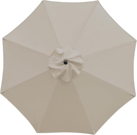 Sunnyglade 9ft Patio Umbrella Replacement Canopy Market Umbrella Top Outdoor Umbrella Canopy with 8 Ribs