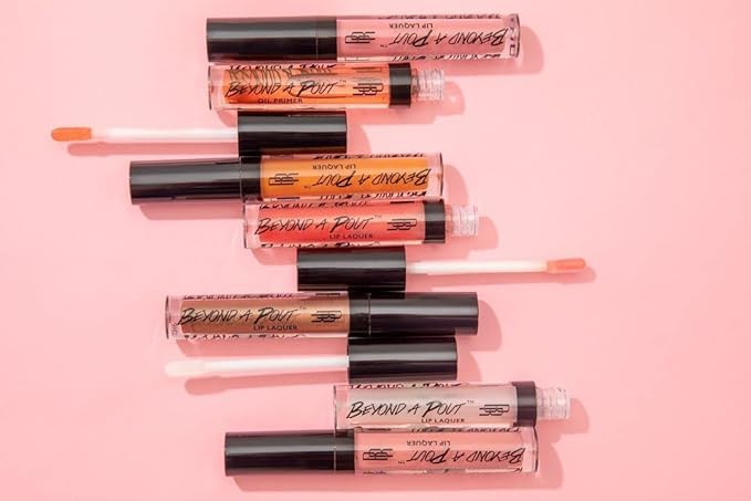 Black Radiance Beyond A Pout Lip Lacquer Lip Gloss, Extra Hot (Pack of 2)