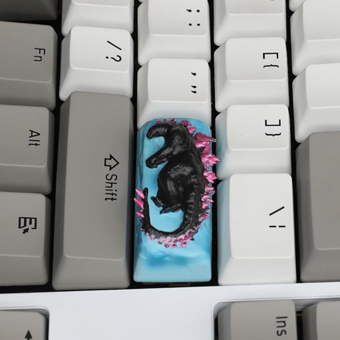 Custom Anime Keycaps, Monster 3D Handmade Artisan Resin Keycap,1pc Personalized Replacement Key Cap for Mechanical Gaming Keyboard