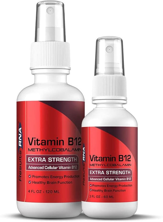 Results RNA - Advanced Cellular Vitamin B12 Methylcobalamin Supports Heart Health, Good Mood, Energy & Brain Function. Enjoy Superior Absorption Vitamin B12 Formula (4 oz - 60 Servings)