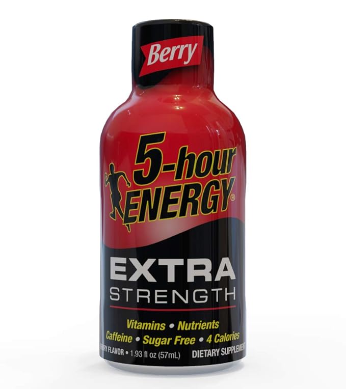 5-hour ENERGY Shot, Extra Strength Berry, 1.93 Ounce, 24 Count