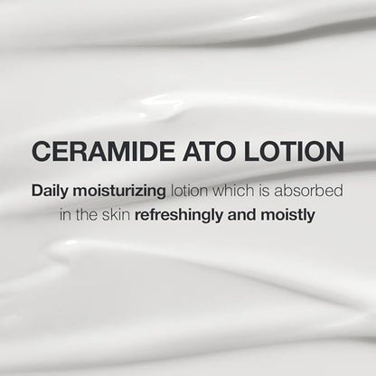 Illiyoon Ceramide Ato Lotion | Lightweight Moisturizer for Dry & Sensitive Skin, Barrier Repair for Face and Body, Mild for Babies, Vegan Certified, Korean Skincare, 2.29 fl.oz.