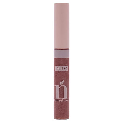Pupa Milano Natural Side Lip Gloss - High Shine And Color Payoff - Nourishing Formula - Made With Natural Ingredients - Enriched With Oils To Moisturize The Lips - 004 Pearly Nude - 0.17 OZ