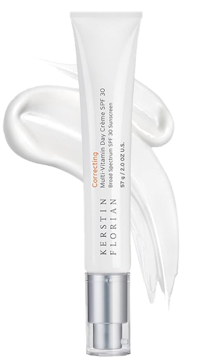 Kerstin Florian Multi-Vitamin Day Crème SPF 30, Daily Facial Moisturizer with Natural Zinc Oxide, Sunscreen with UVA and UVB Protection, Free From Parabens, Oil & Chemicals (2 oz)
