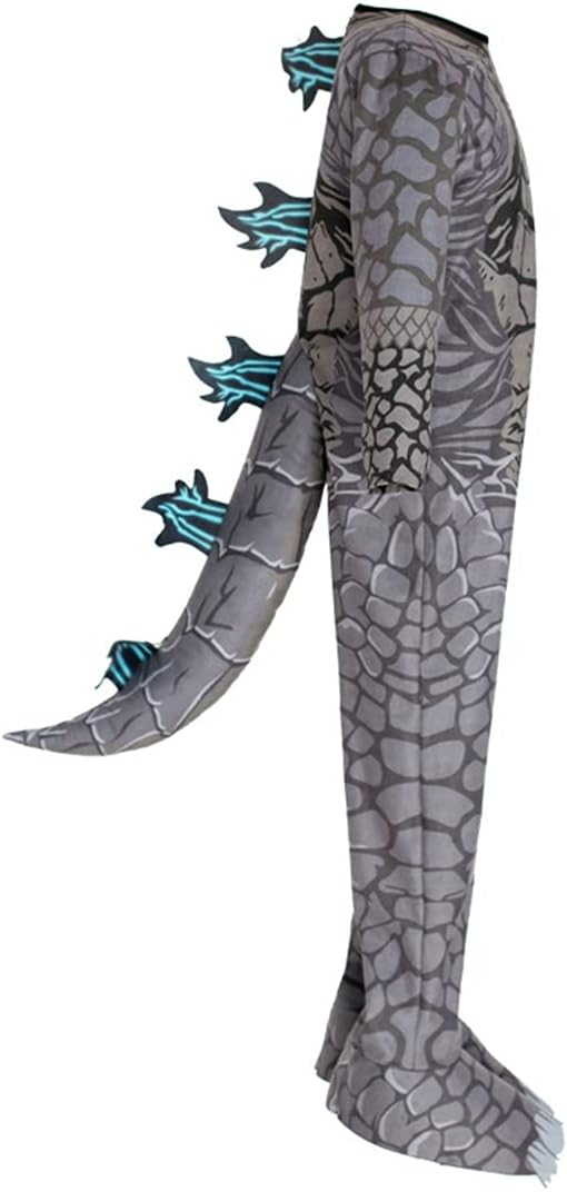 CAFELE Deluxe Dinosaur Costume The King Monsters Jumpsuit Bodysuit Dress-Up Halloween Costume for Kids Ages 3 and Up