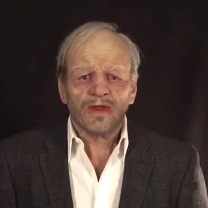 Realistic Old Man Mask Halloween Mask Scary Latex Old Man Grandpa Mask Halloween Wrinkle Face Mask