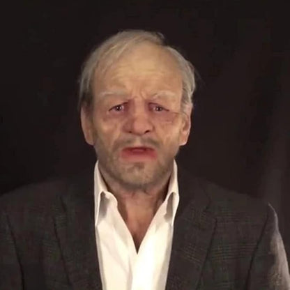 Realistic Old Man Mask Halloween Mask Scary Latex Old Man Grandpa Mask Halloween Wrinkle Face Mask