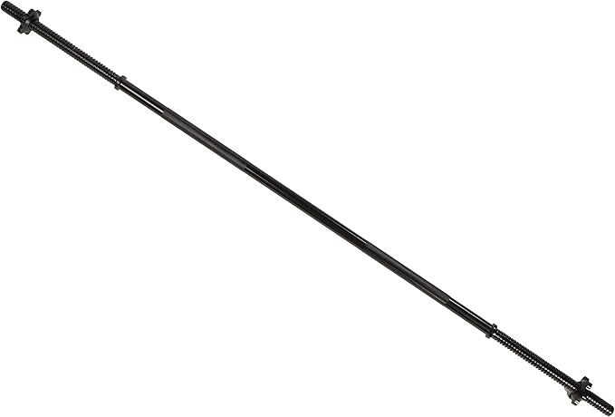 Signature Fitness Cast Iron Standard Weight Plates Including 5FT Standard 45-Pound Set (35 Pounds 10 Pounds