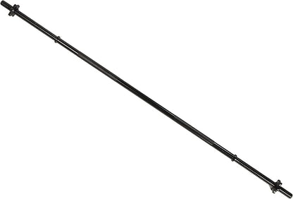 Signature Fitness Cast Iron Standard Weight Plates Including 5FT Standard 45-Pound Set (35 Pounds 10 Pounds