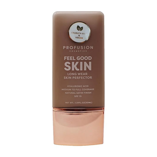 Profusion Cosmetics Lightweight Liquid Foundation for a Flawless Deep 3