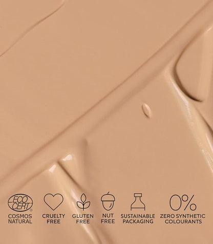 MÁDARA Organic Skincare |SKINONYM Semi-Matte Peptide Foundation, #35 Ecocert certified. 30ml