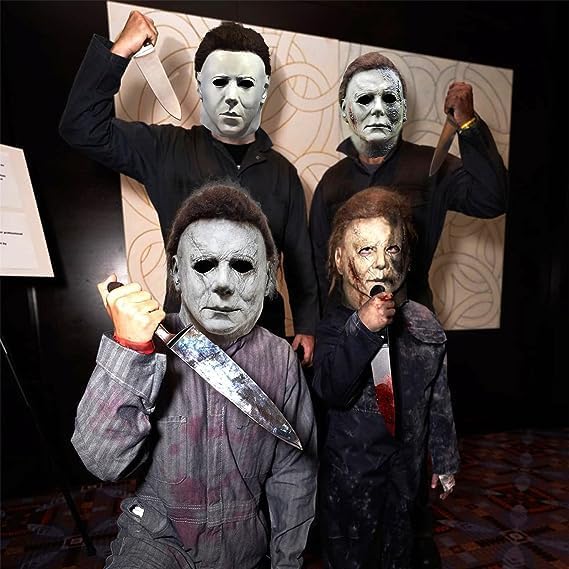 Michael Myers Mask, Halloween Horror Masquerade Cosplay Party Mask, Michael Myers Costume Scary Cosplay