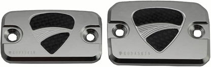 PRO-KODASKIN Motorcycle Brake and Clutch Caps for Ducati Hypermotard 796 Monster 695 696 796 S2R 800 Silver