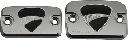 PRO-KODASKIN Motorcycle Brake and Clutch Caps for Ducati Hypermotard 796 Monster 695 696 796 S2R 800 Silver