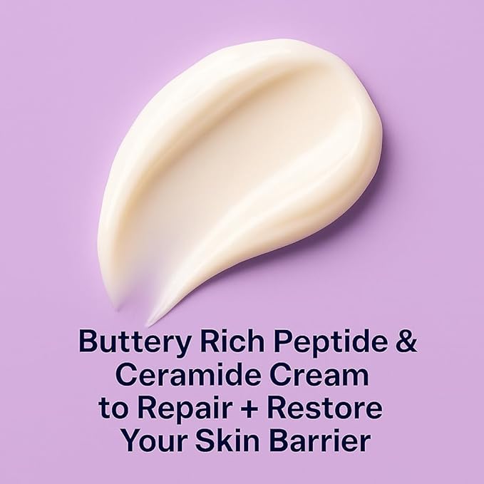 Bakuchiol Ceramide Peptide Face Moisturizer – Vegan Korean Skincare with 9 Peptides, Ceramides & Fermented Ginseng – For Fine Lines, Dry & Sensitive Skin, 1.7 oz