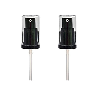 （3 colors）2 Pack Foundation Pump Replacement for MAC Wear (Black）