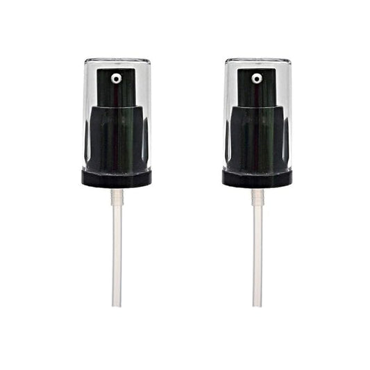 （3 colors）2 Pack Foundation Pump Replacement for MAC Wear (Black）