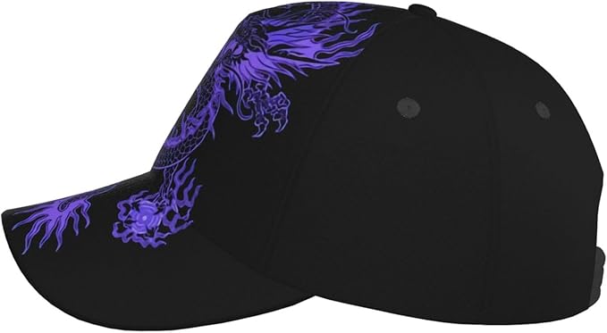 Red Dragon Hats Women Men Dragon Baseball Hat Unisex Packable Summer Travel Beach Sun Hat