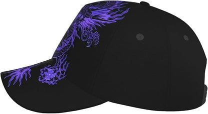 Red Dragon Hats Women Men Dragon Baseball Hat Unisex Packable Summer Travel Beach Sun Hat