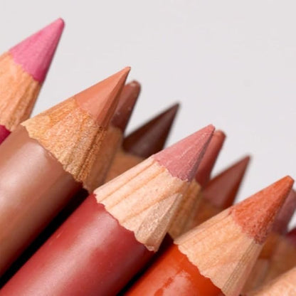 Palladio Lip Liner Pencil, Wooden, Firm yet Smooth, Contour and Line with Ease, Perfectly Outlined Lips, Comfortable, Hydrating, Moisturizing, Rich Pigmented Color, Long Lasting, Nude Pink