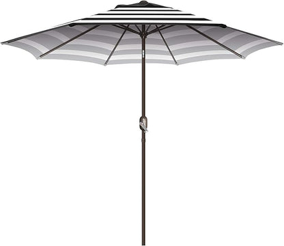 7.5Ft/9Ft Patio Umbrella, UV Protect Pool Umbrella with Heavy Duty Pole,Outdoor Umbrella with Push Botton Tilt & Crank