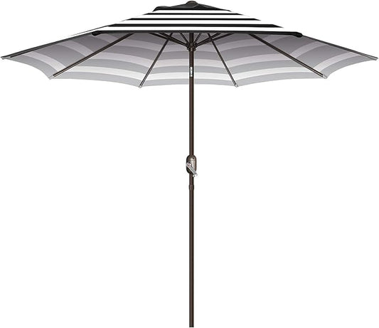 7.5Ft/9Ft Patio Umbrella, UV Protect Pool Umbrella with Heavy Duty Pole,Outdoor Umbrella with Push Botton Tilt & Crank