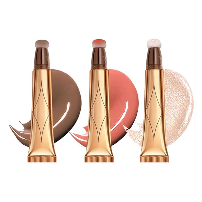 3 Colors Liquid Contour Beauty Wand, Highlighter and Blend. (1#/2#4#)