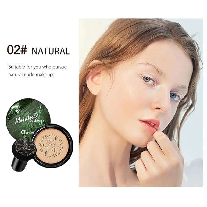 Mushroom Head Air Cushion BB Cream Foundation Cream Compact Natural