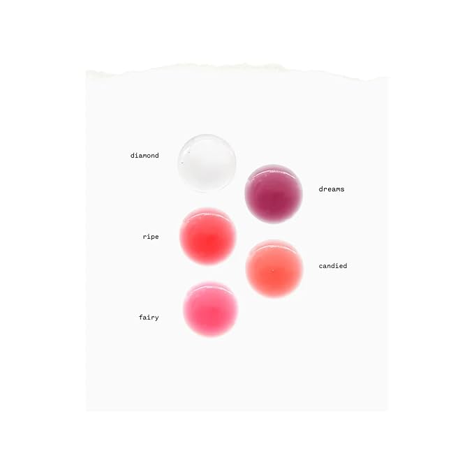 Jelly Wave Lush Lip Oil – Tinted Lip Gloss and Lip Gloss for Women - Korean skincare essential – Lip Oil for Women with Collagen - Fairy (0.13 oz)