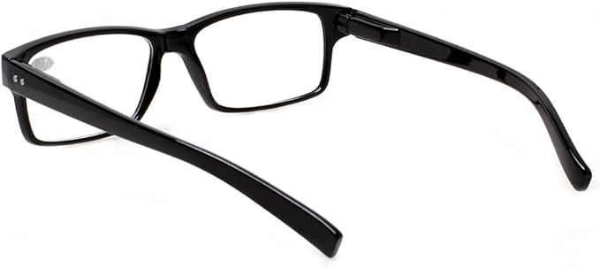NORPERWIS Reading Glasses 5 Pairs Quality Readers Spring Hinge Glasses for Reading for Men and Women (5 Pack Black, 0.75)