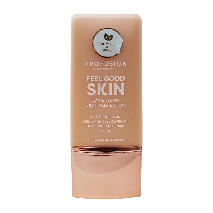 Profusion Cosmetics Lightweight Liquid Foundation for a Flawless Light 3