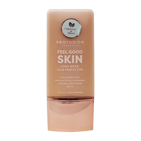 Profusion Cosmetics Lightweight Liquid Foundation for a Flawless Light 3