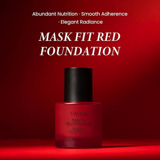 TIRTIR Mask Fit Red Foundation + Puff Set 21N Ivory