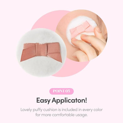 ETUDE Lovely Cookie Blusher - Lavender Lemon Macaron 4g | Glowing & Natural Powder Blush with Long-Lasting Sebum Control | Easy Application | Korean Makeup, Kbeauty, Perfect for Gift