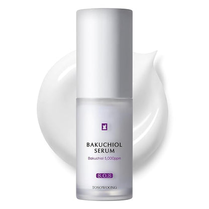 Bakuchiol Serum, 5,000ppm Bakuchiol, Anti-Aging, Pore Minimizer for Face, Hydrating Glow Serum, Facial Moisturizer, Active Skin Repair, Glass Skin, Korean Skincare, 30ml, 1.01 fl. oz.