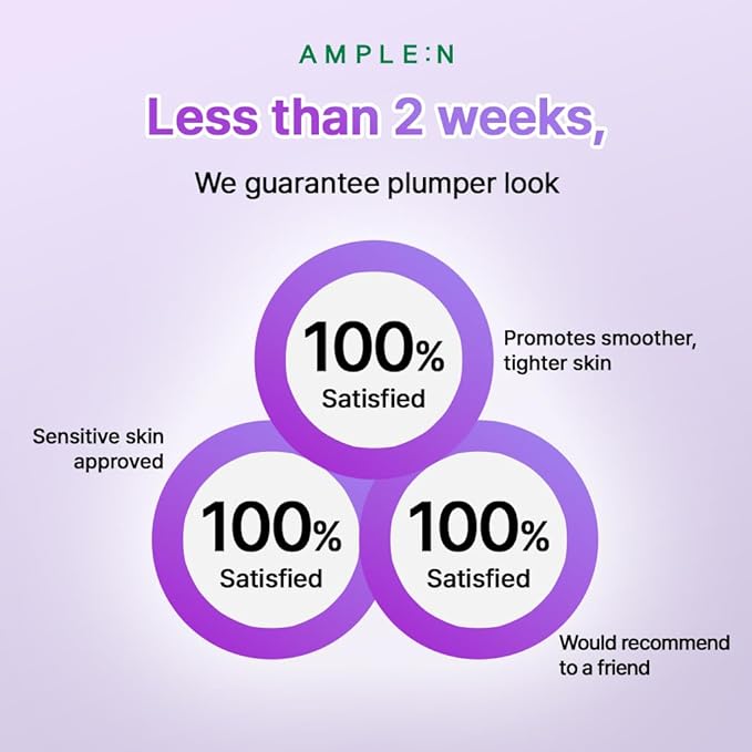 AMPLE:N Peptide Shot Serum 2X – Intensive Age Defying Concentrate Face Serum with Peptide Threads – Erasing Wrinkles and Improve Firmness – Lifting Sagging Skin – Plump, Repairs Skin, 3.38 fl.oz.