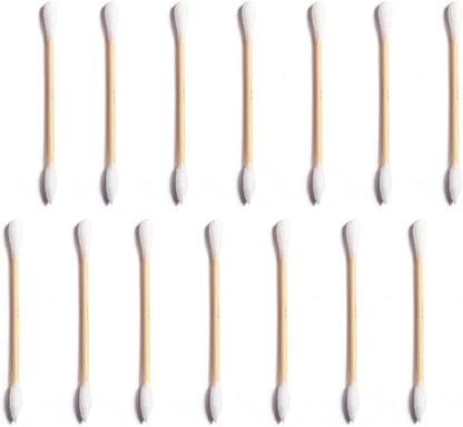 Clean Skin Club Clean Swabs, 2 Pack, 1000 Total Count, One Pointed Tip, Biodegradable + Organic Cotton & Bamboo, Makeup & Nail Polish EyelinerTouch-ups, Ear Cleaning QTips, Sterile, Hypoallergenic