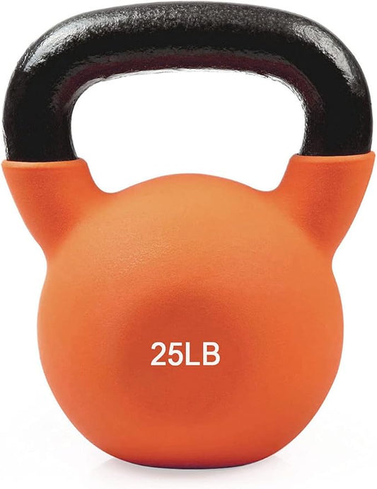RitFit Neoprene Coated Solid Cast Iron Kettlebell 5 10 15 15 20 20 25 25 30 30 35 35 40 40 45 45 50 50 LB,