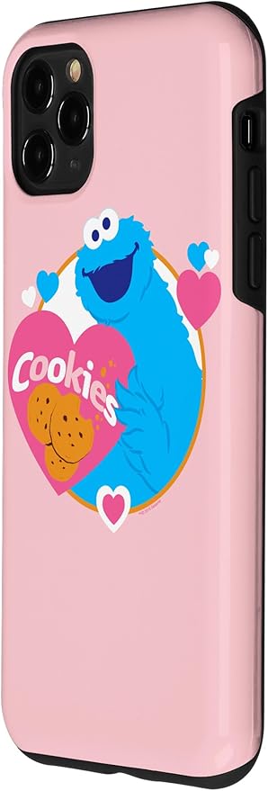 iPhone 11 Pro Max Sesame Street Cookie Monster Love Cookies Case