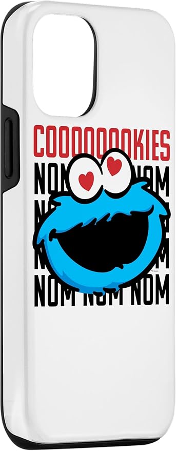 iPhone 12/12 Pro Sesame Street Cookie Monster Coooooookies Case