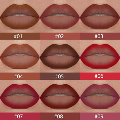 Mauve Gradient Matte Lipstick Crayon Lip Liner pencil for Women, Flawless Contour Gradual Ombre Effect lip Pencil, Long Lasting Waterproof Smudge Proof Lipstick Pencil 09#