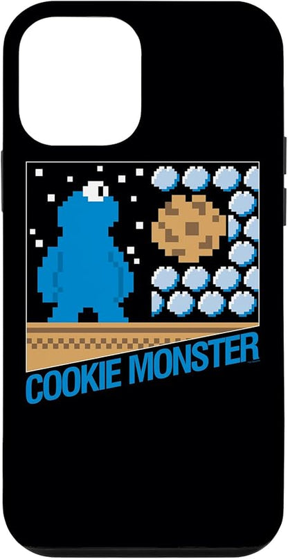 iPhone 12 mini Sesame Street Cookie Monster 8-Bit Case